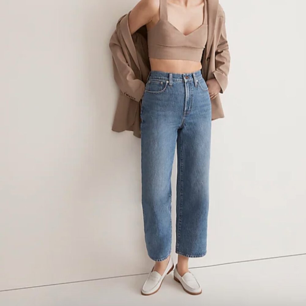 The Petite Perfect Vintage Wide-Leg Crop Jean | 27p | cresslow wash